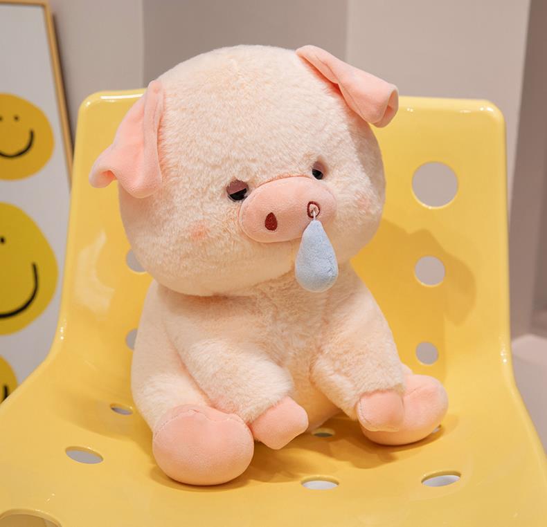 Cute custom stuffed animal soft plushies fat pig plush toys cartoon pig doll birthday gift 10