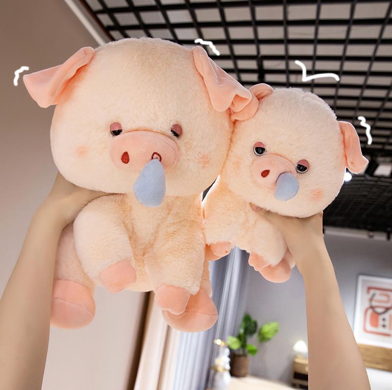 Cute custom stuffed animal soft plushies fat pig plush toys cartoon pig doll birthday gift 11