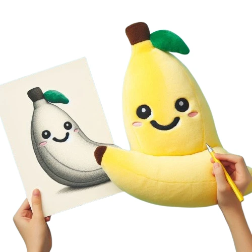 Cute Plush Toys for Claw Machine Toys Crane Machine Custom Plush Doll 20cm Plush Banana Toys 1