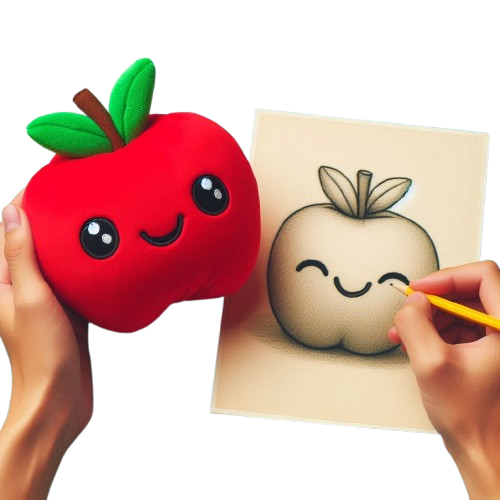 Custom Plush Toy No Minimum 10 inch Plush Toy Kawaii Smile Plush Fruit Pillows 10