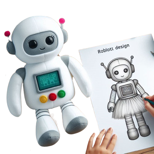 Realistic Soft Plush Robot Cute Plush Toy Make Your Own Design from Drawing Doll Plush Custom 5