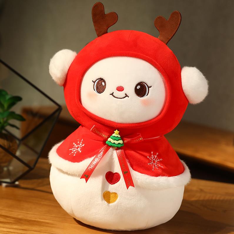 Christmas Plush Toy Cute Christmas Tree Santa Claus Stuffed Holiday Gifts Party Decoration 13