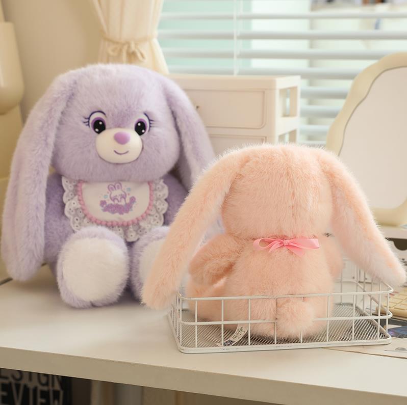 Cute Long Ears Plush Rabbit Toy Pink Bunny Stuffed Animals Doll Baby Kids Plushie 10