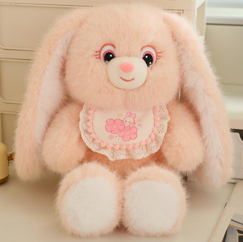Cute Long Ears Plush Rabbit Toy Pink Bunny Stuffed Animals Doll Baby Kids Plushie 8