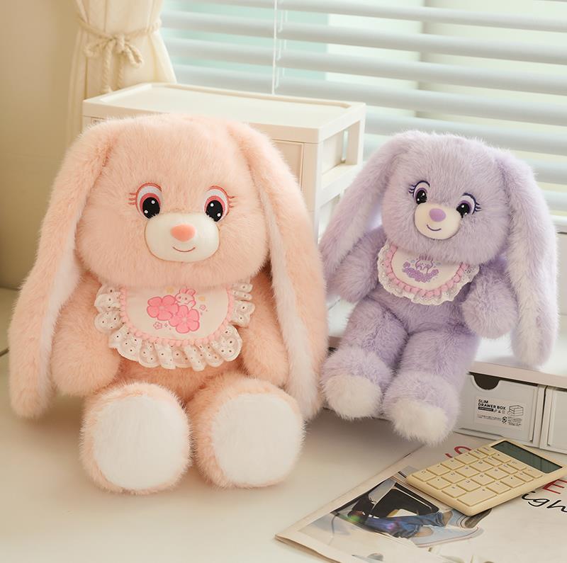 Cute Long Ears Plush Rabbit Toy Pink Bunny Stuffed Animals Doll Baby Kids Plushie 11