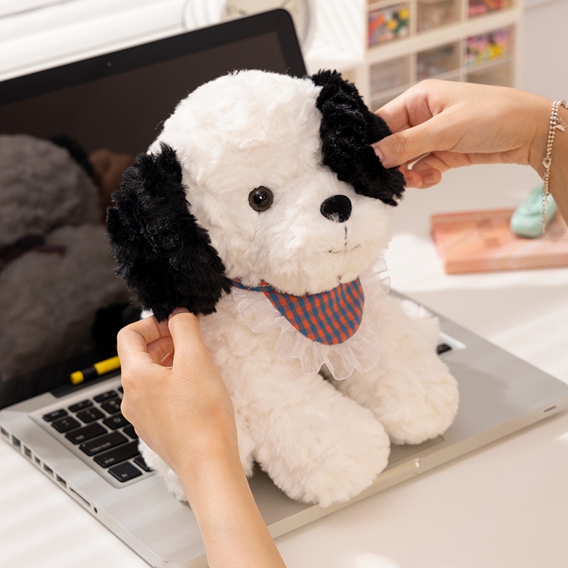 Stuffed puppy animal toy plush cute custom plush dog pillow 4