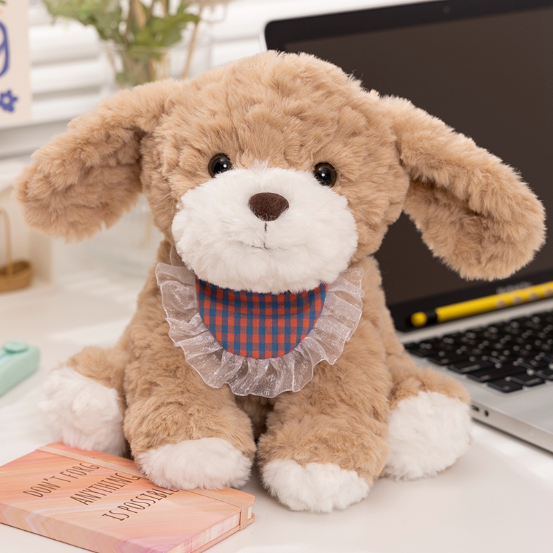 Stuffed puppy animal toy plush cute custom plush dog pillow 2