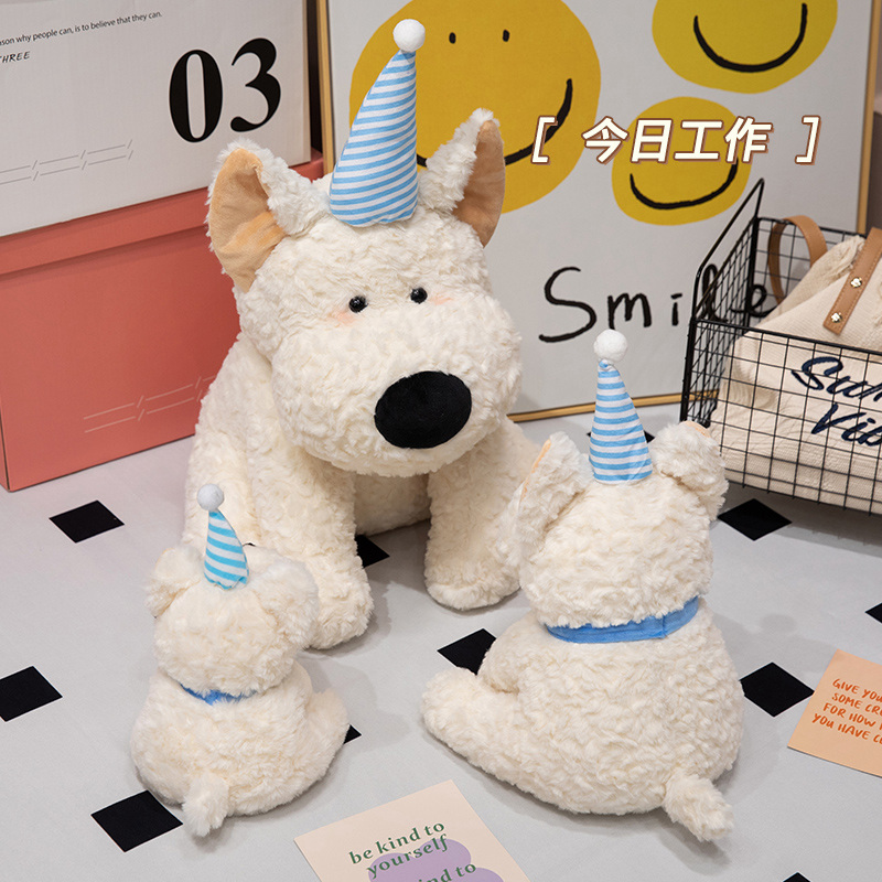 Stuffed puppy animal toy plush cute custom plush dog pillow1 3