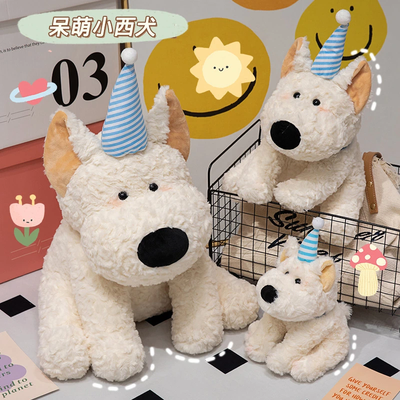 Stuffed puppy animal toy plush cute custom plush dog pillow1 1