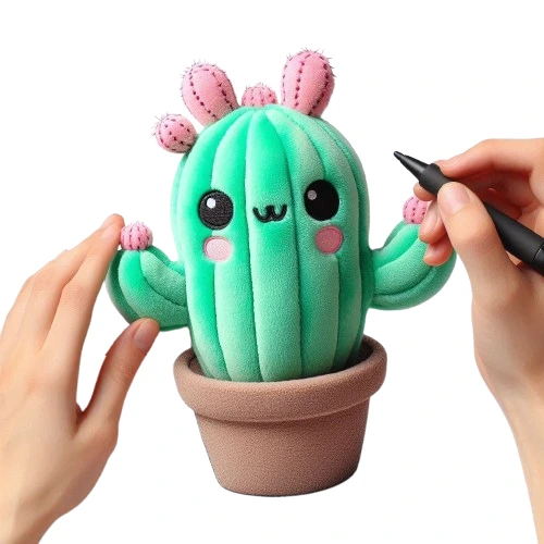 New Design Cute Stuffed Plush Toy Custom Personalized Cactus Plush Toy 1