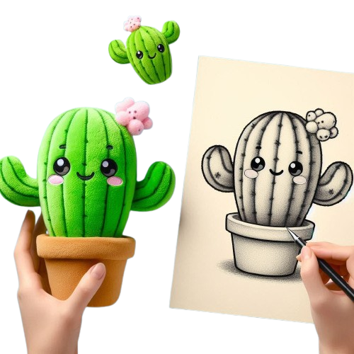 New Design Cute Stuffed Plush Toy Custom Personalized Cactus Plush Toy 6