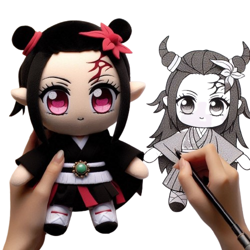 Make Your Own Plush Toy Customized Anime Plush Doll Cute Children Gift Custom Anime Plush 8