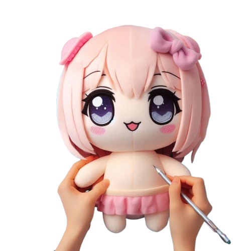 Personalized 20cm Plush Doll Custom Baby Doll for Girl Pretty Gift Cute Plush Doll 8