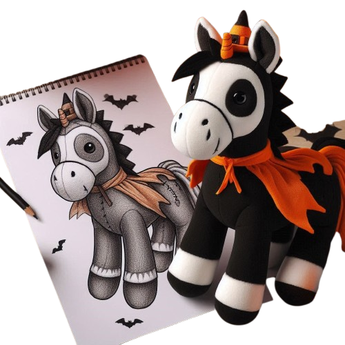 Make Your Own Horse Plush Toys for Halloween Gift Custom Plush Dolls 9