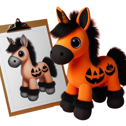Make Your Own Horse Plush Toys for Halloween Gift Custom Plush Dolls 7