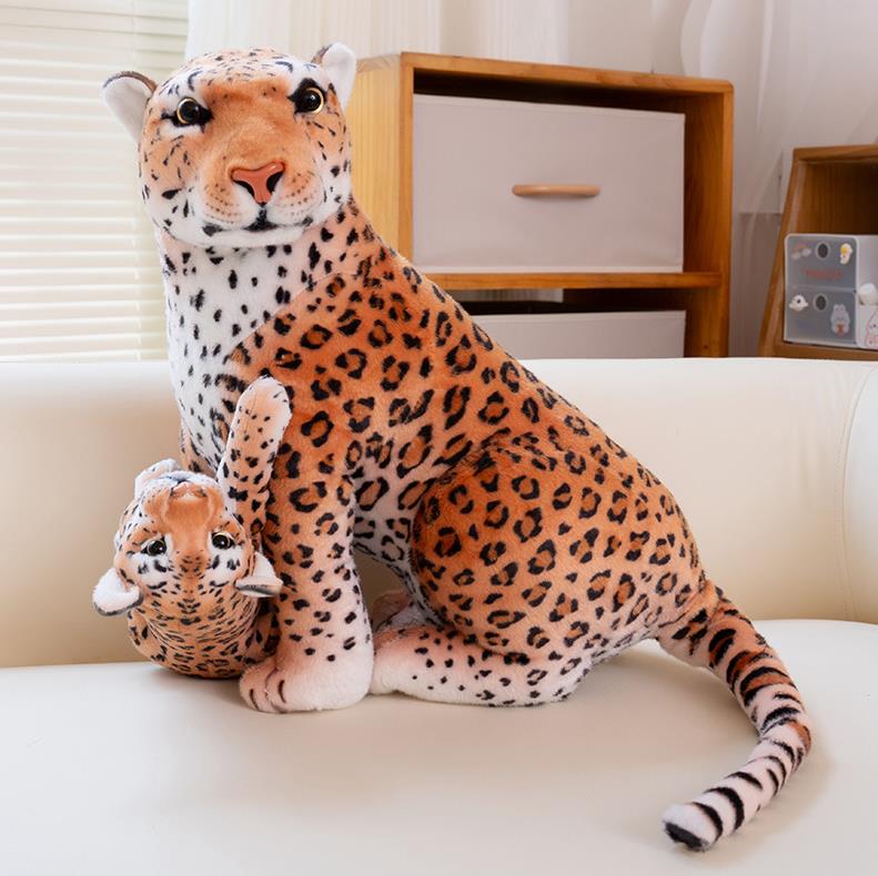 Lifelike Wild Animals Lion Plush Toys Simulation Forest Animal Giant Size Tiger Stuffed Toys 7
