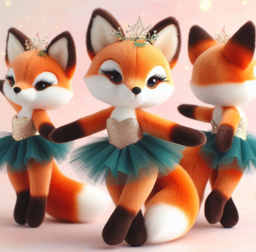 Custom stuffed plush toy custom dancer fox doll keychain plush pillow with company logo embroidered. 2