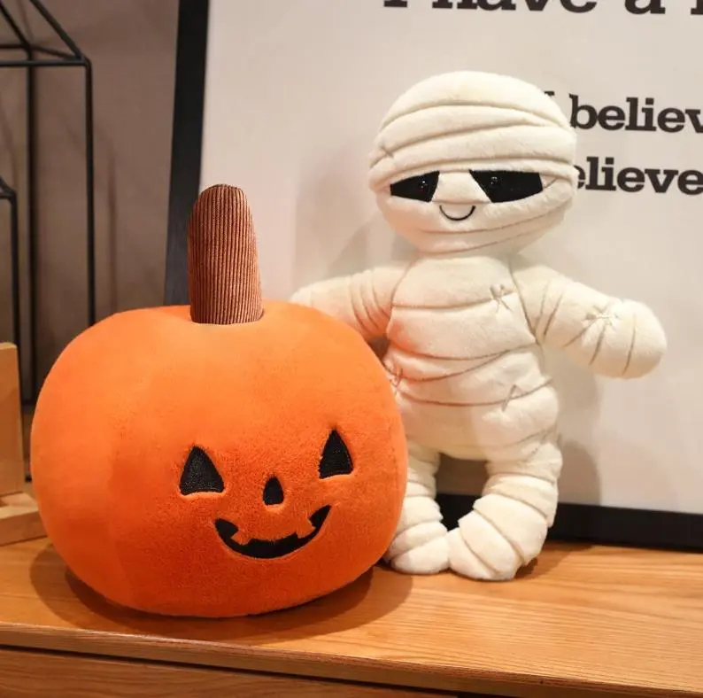Muñeco de peluche de momia creativa, calabaza de Halloween, juguetes de peluche de Halloween para niños 1