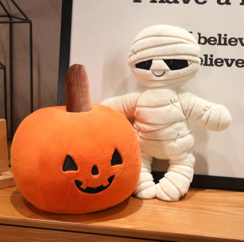 Muñeco de peluche de momia creativa, calabaza de Halloween, juguetes de peluche de Halloween para niños 10
