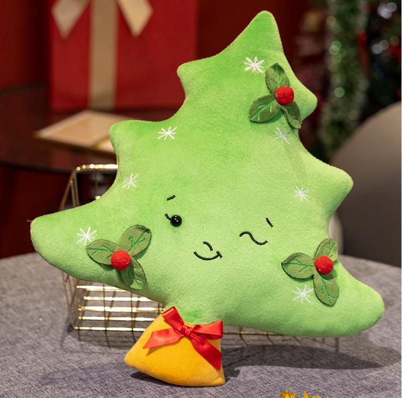 New Design Gingerbread Plush Man Christmas Tree Plush Pillow Cute Christmas Children Doll Gifts 9
