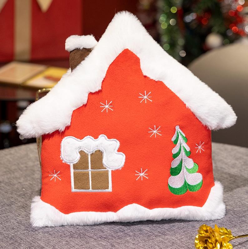 New Design Gingerbread Plush Man Christmas Tree Plush Pillow Cute Christmas Children Doll Gifts 10