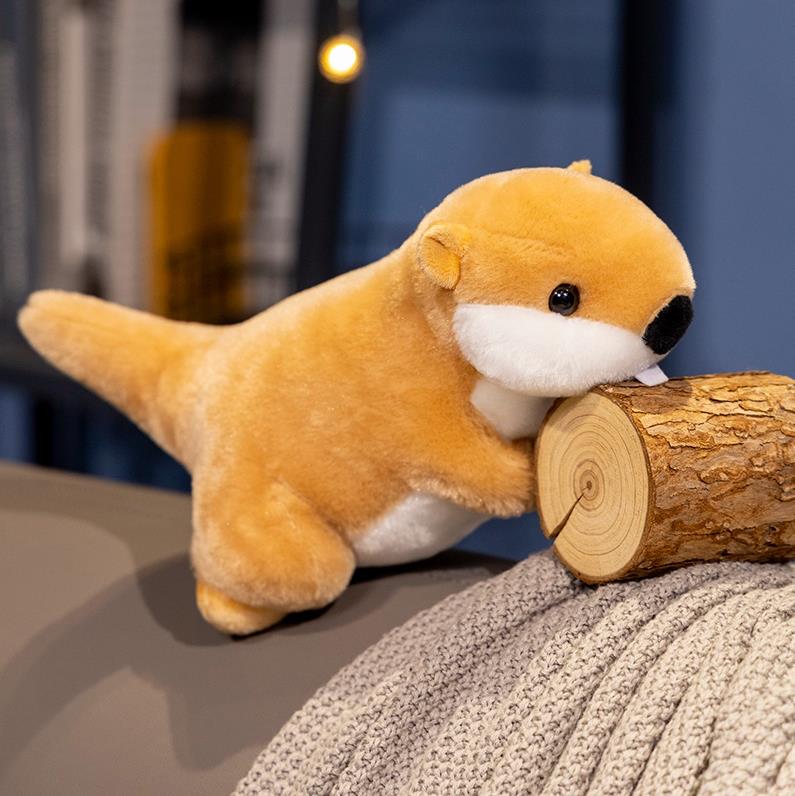 Cute simulation groundhog stuffed animal toys standing plush doll kids plushies 8