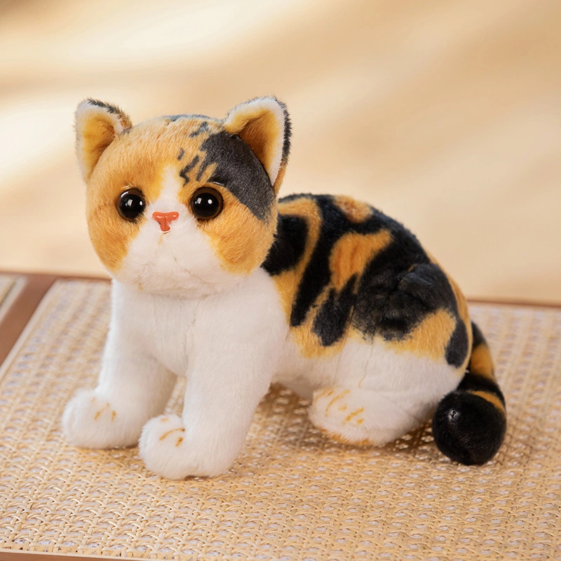 Eco friendly Custom Simulation pet cat plush doll2 1