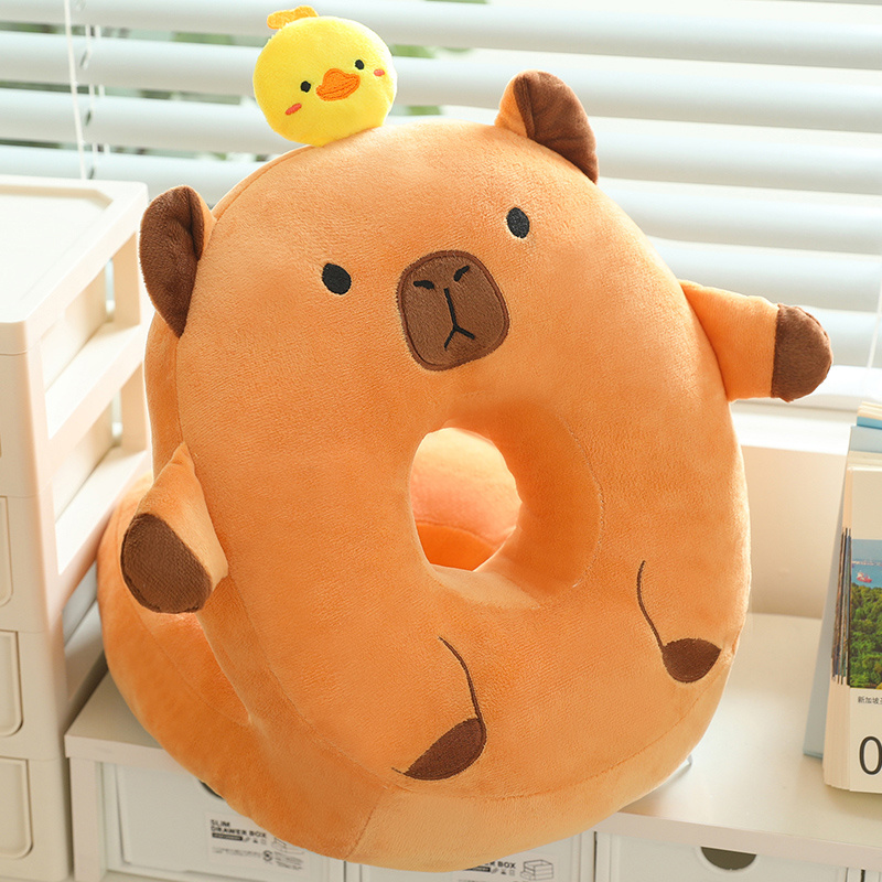 Capybara Pillow: Ultra Soft and Comfortable. A Unique and Adorable Companion. Relieve Stress and Enjoy Sweet Dreams. Mad 4