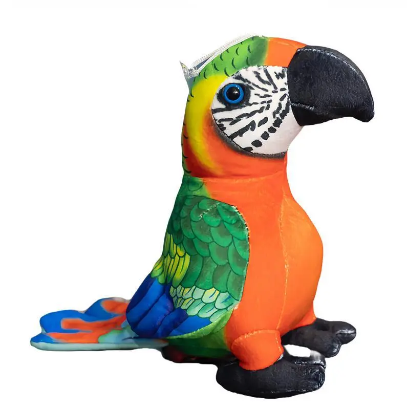 Imitation Parrot Stuffed Animal Toys Wild Animals Doll Bird Plush Toy Kids Gifts 1