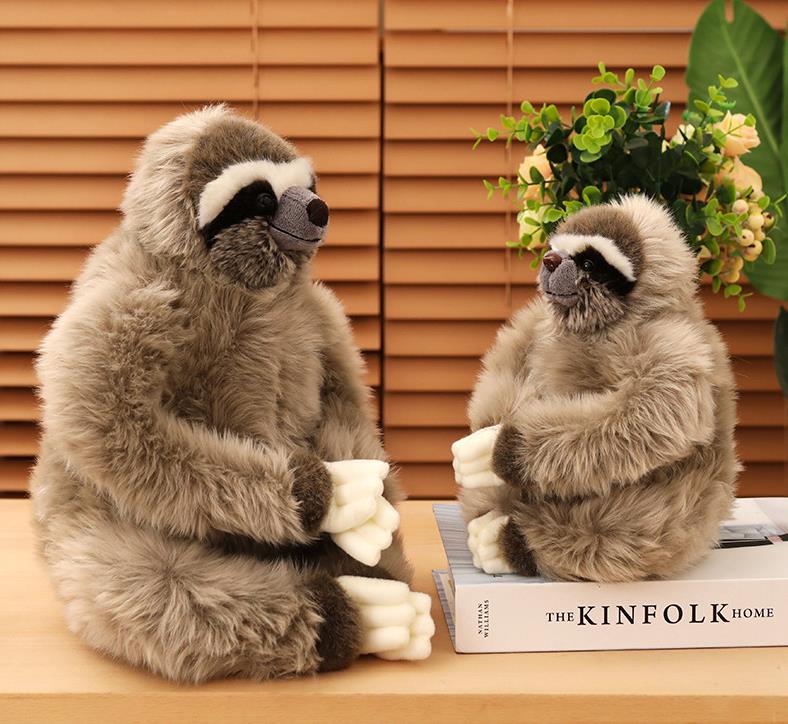 Wholesale Cuddly Custom Baby Stuffed Sloth Plush Toys Maned Sloth Stuffed Wild Animal doll 10