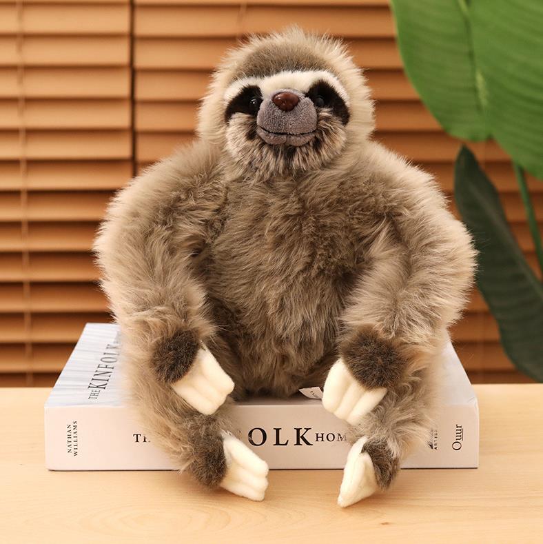 Wholesale Cuddly Custom Baby Stuffed Sloth Plush Toys Maned Sloth Stuffed Wild Animal doll 13