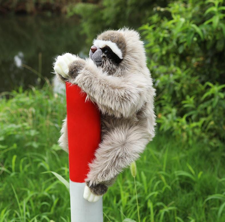 Wholesale Cuddly Custom Baby Stuffed Sloth Plush Toys Maned Sloth Stuffed Wild Animal doll 9