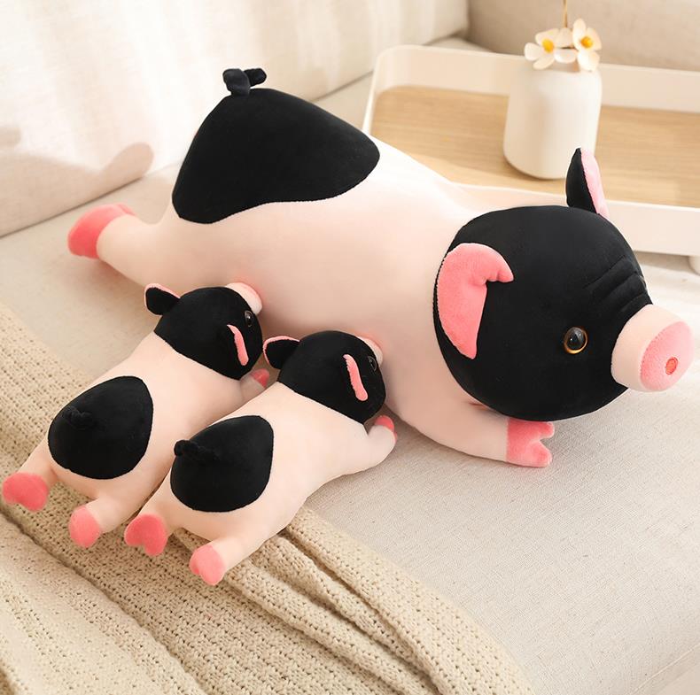 Kawaii Pink Pig Stuffed Animal Toys Cute Soft Pig Pillows Plush Doll Sleeping Cushion 8