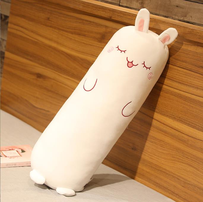 Cute Dinosaur Bear Rabbit Duck Stuffed Animal Toys Plush Animals Long Pillow Plushie Doll 14