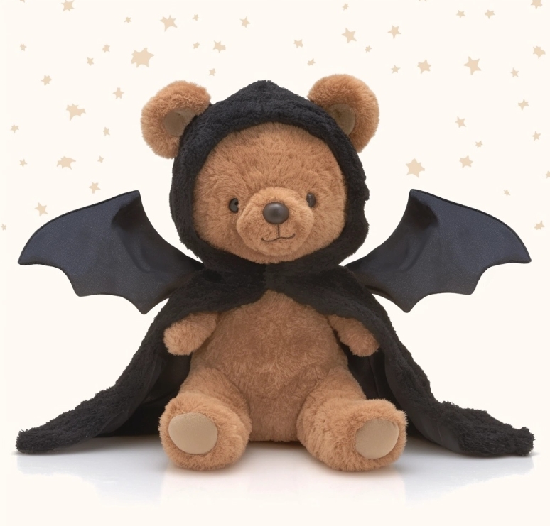 Festival Gift Halloween Bear Bat Plush Stuffed Animal Toy Custom Plush Toy 25cm Doll 11