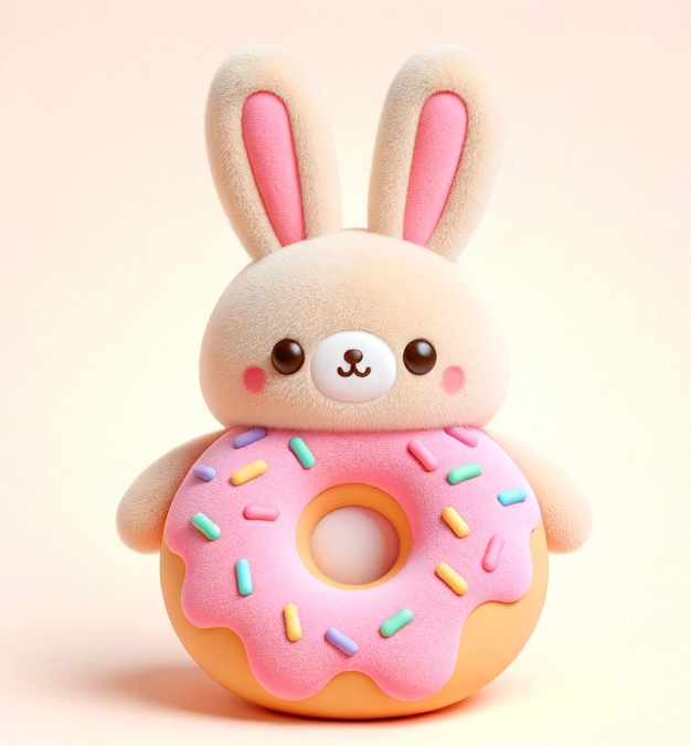 Kawaii Stuffed Animal Toys Plush Custom Plush Toy Pillow Rabbit Cat Donut Plush Toy 13