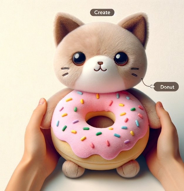 Kawaii Stuffed Animal Toys Plush Custom Plush Toy Pillow Rabbit Cat Donut Plush Toy 9