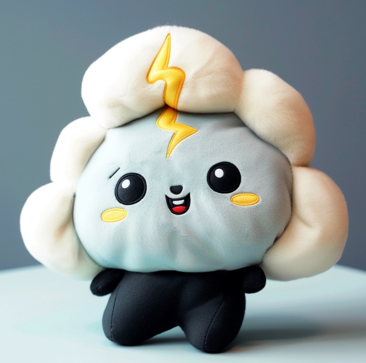 Cute Plush Toy Claw Machine Promotional Gifts Kawaii Cloud Plush Custom Made Doll 12