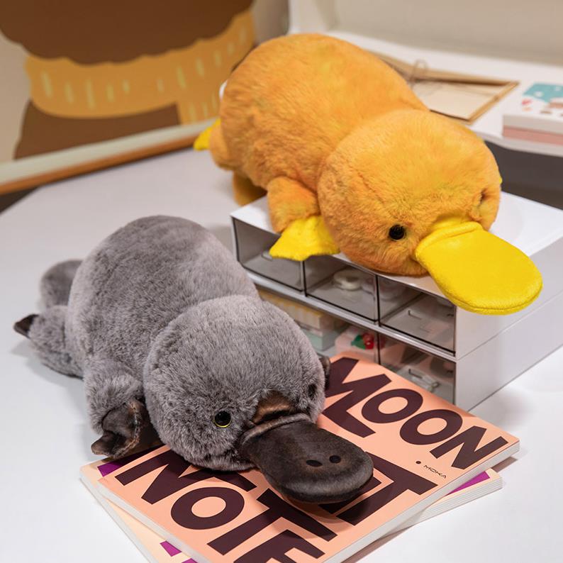 Super Soft Yellow And Gray Platypus Plush Toy Stuffed Animal Toys Plush Doll Plushies 10