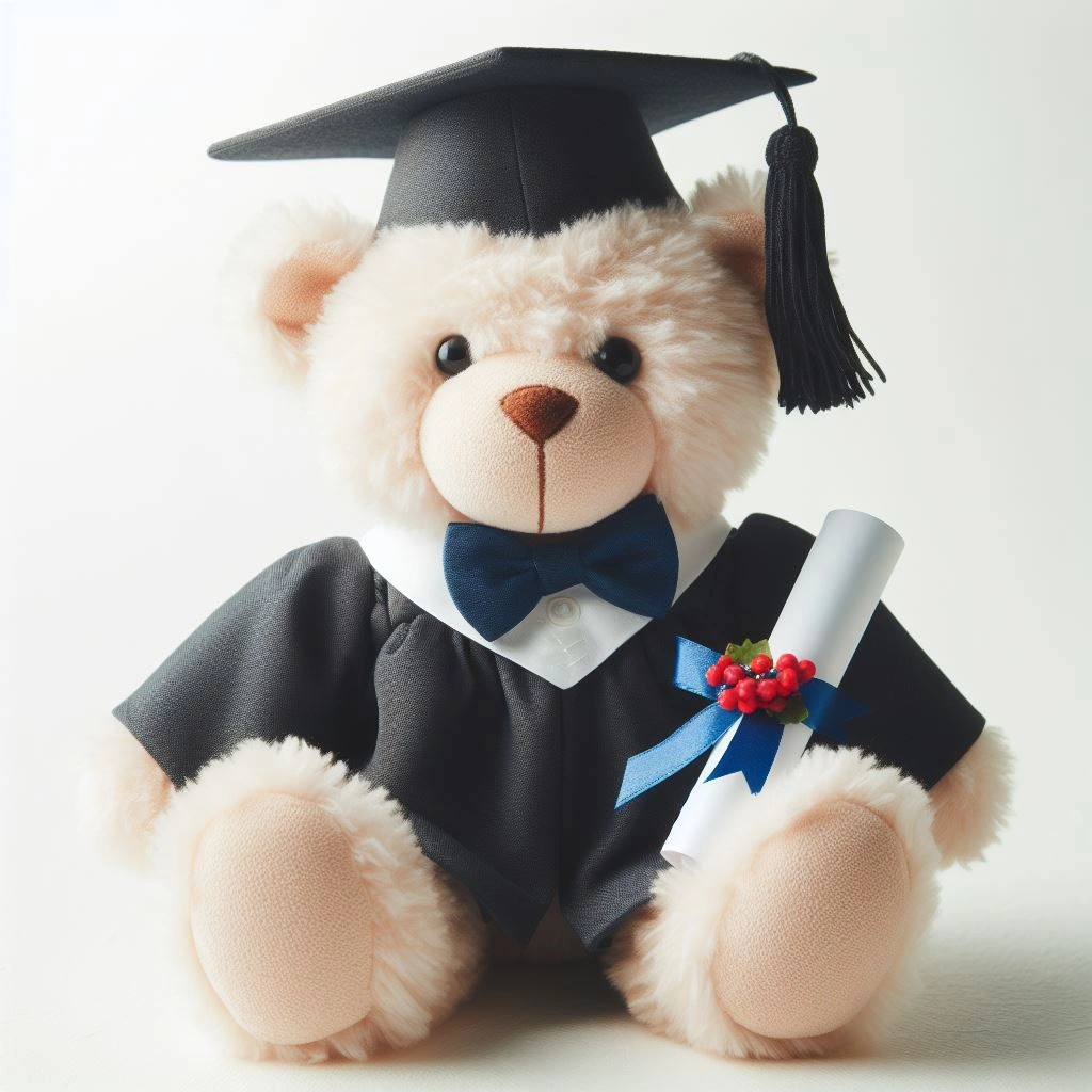 Custom Graduation Plush Bear Plush Toy Graduation Gifts Souvenir 1