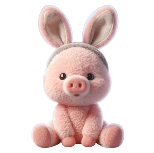 Cute Baby Toy Plush Pink Pig Gift Souvenir Plush Doll Custom Organic Cotton Plush Toys 1