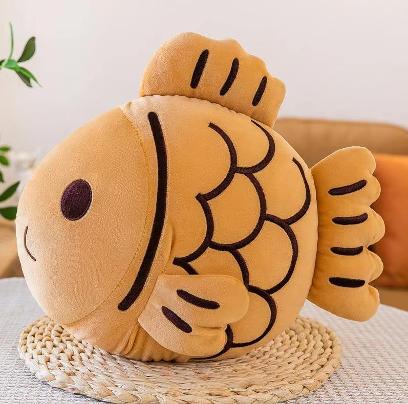 Cute Taiyaki Plush Toy Fish Doll Pillow Stuffed Animal Home Decoration 10