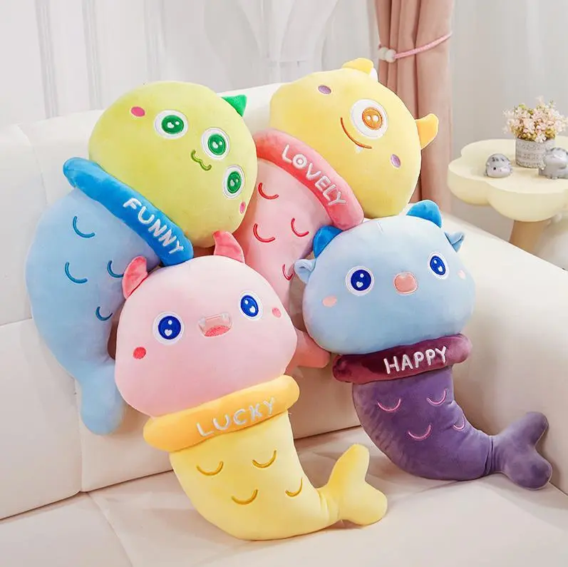 Creative Mermaid Plush Toy Cute Cartoon Funny Mermaid Stuffed Animal Pillow Doll 1