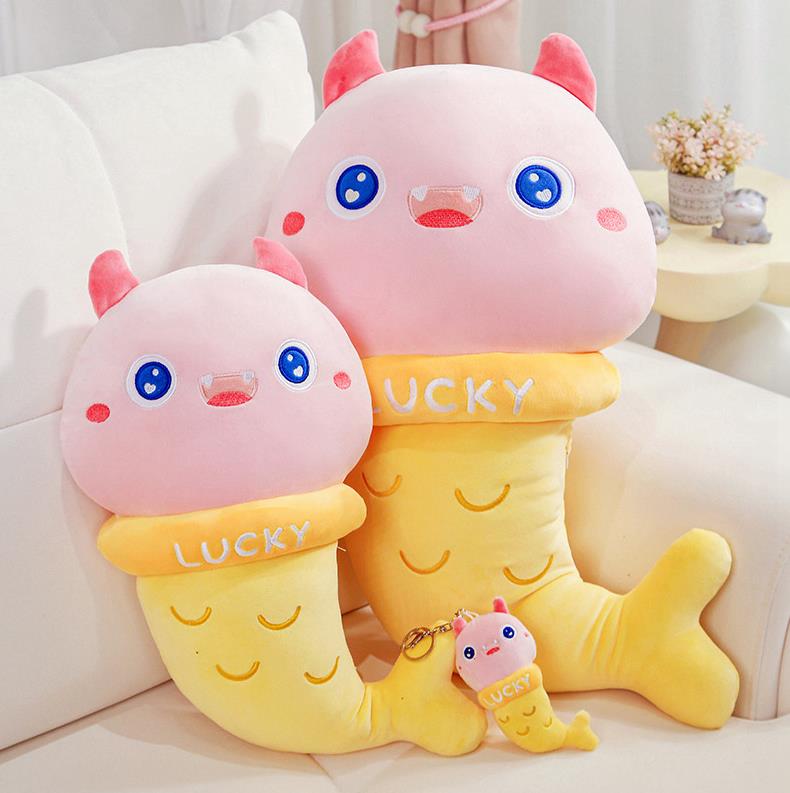 Creative Mermaid Plush Toy Cute Cartoon Funny Mermaid Stuffed Animal Pillow Doll 6