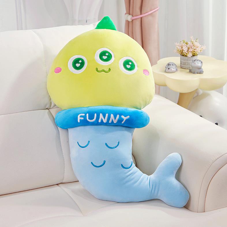 Creative Mermaid Plush Toy Cute Cartoon Funny Mermaid Stuffed Animal Pillow Doll 11