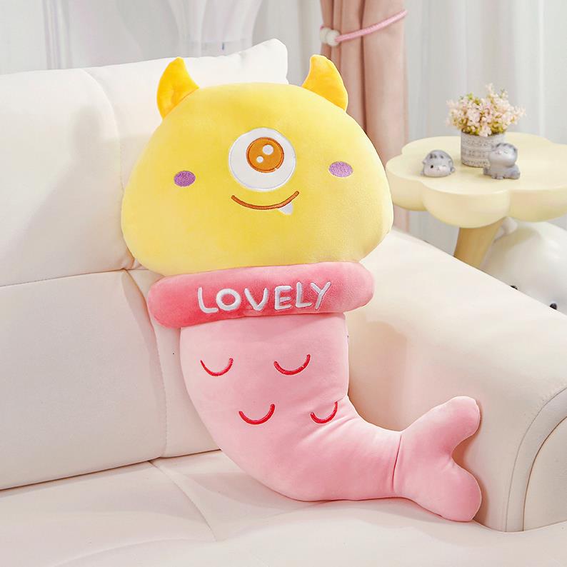 Creative Mermaid Plush Toy Cute Cartoon Funny Mermaid Stuffed Animal Pillow Doll 10