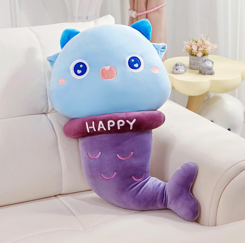 Creative Mermaid Plush Toy Cute Cartoon Funny Mermaid Stuffed Animal Pillow Doll 9