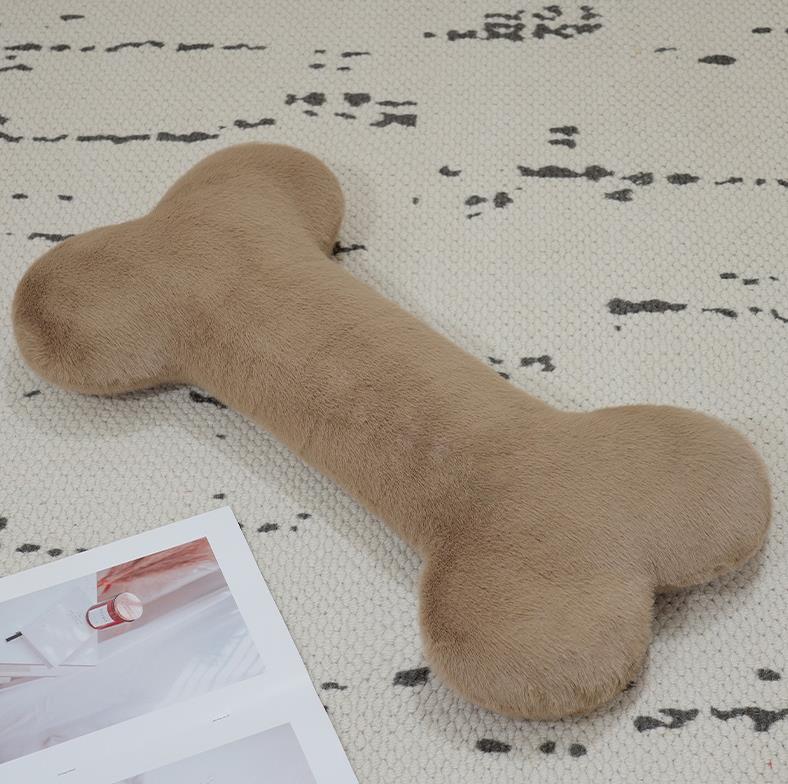 Производитель: Плюшевая подушка в форме собачьей кости, мягкая длинная подушка для украшения дома и кровати. 8