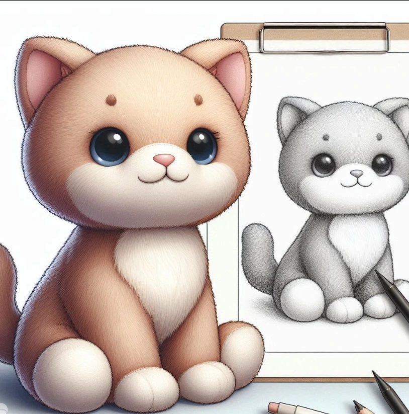 Custom stuffed plush toy custom pudding cat doll keychain plush pillow with company logo embroidered.1 1