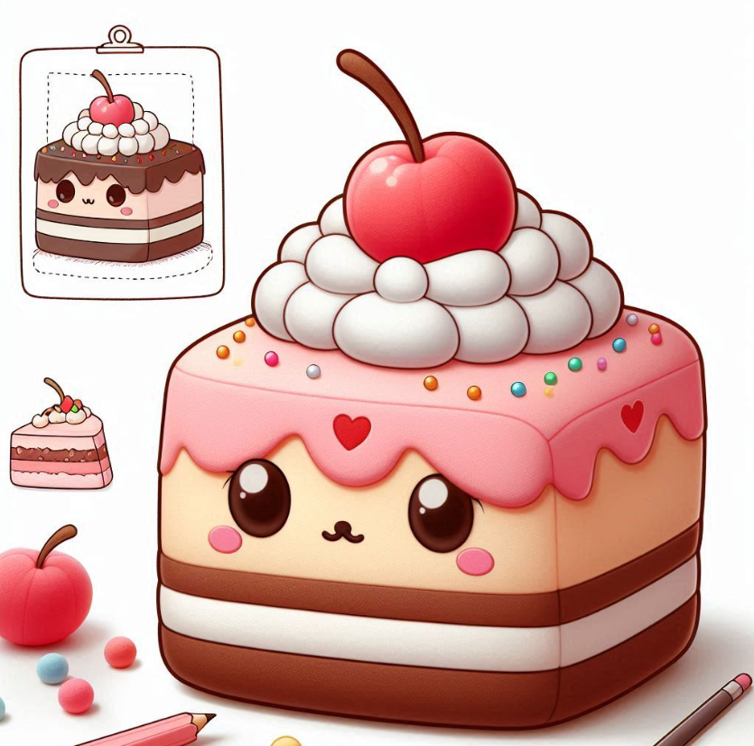 Custom stuffed plush toy custom cake doll keychain plush pillow with company logo embroidered. 4